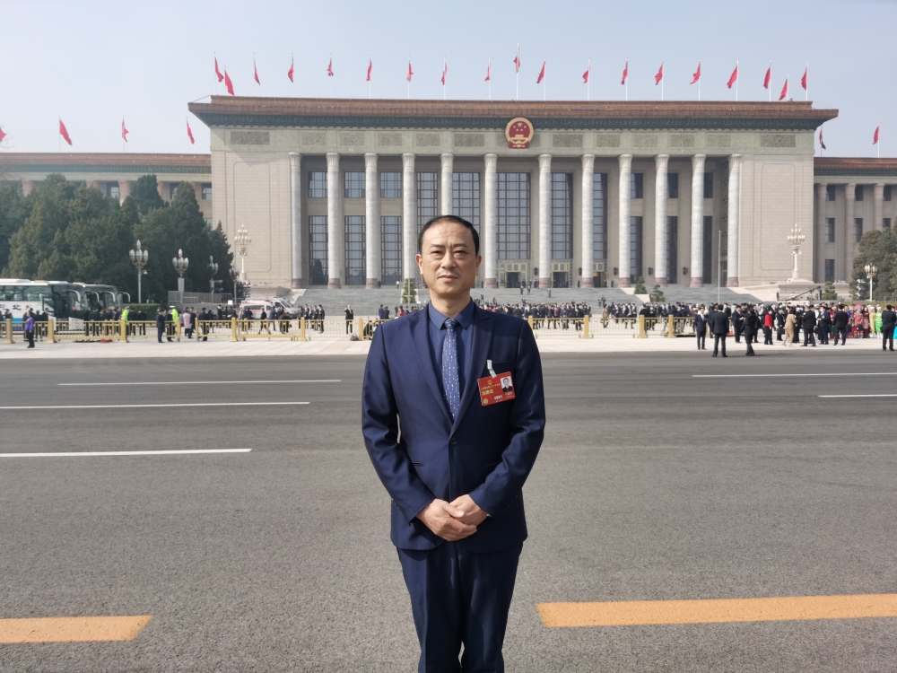 全国人大代表，池州市贵池区梅村镇霄坑村党委书记、村委会主任王建伟