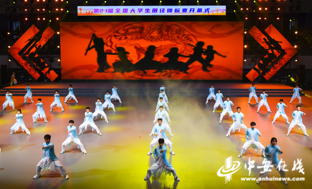 第21届全国大学生田径锦标赛开幕式文艺演出表演节目武术表演《武韵》.JPG.JPG