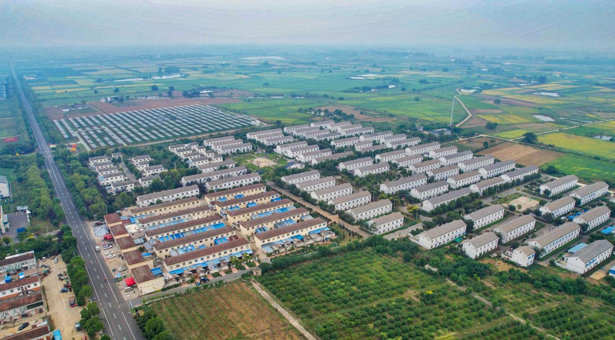 俯瞰小岗村。赵艾凌摄