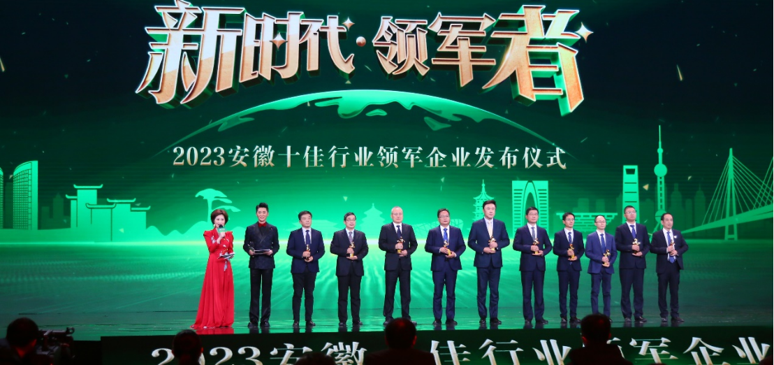 荣电集团荣获“安徽十佳行业领军企业”通稿110