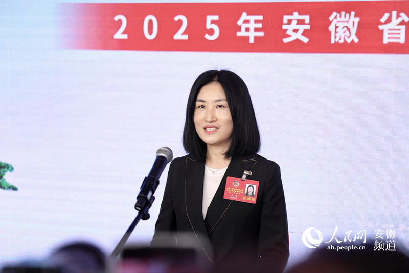 安徽省政协委员、澳门科技大学法学院院长方泉。人民网记者 陶涛摄