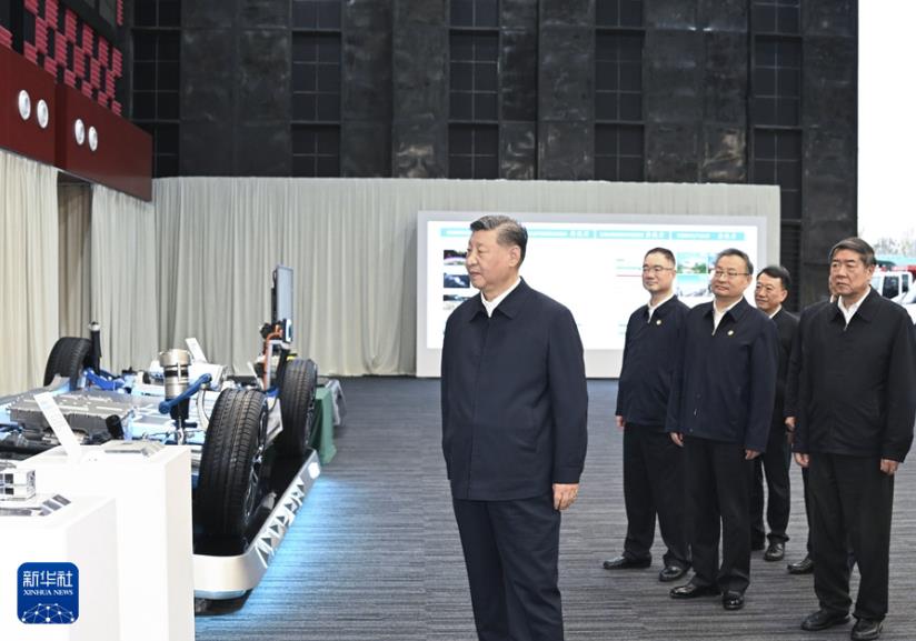 2024年10月17日至18日，习近平总书记在安徽考察。新华社图片