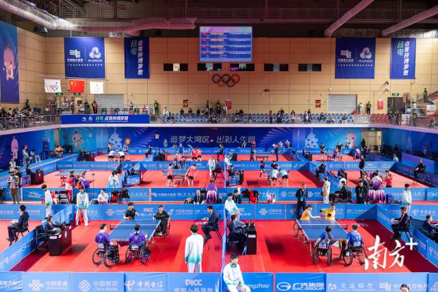 12月5日，残特奥会乒乓球比赛在广州体育职业技术学院拉开帷幕。
