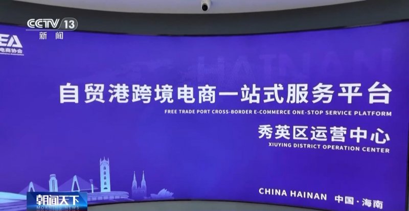 视频丨自贸港跨境电商一站式服务受青睐 降本增效近30%