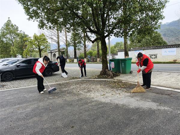 黄山谭家桥镇：学雷锋践初心 志愿清扫美家园