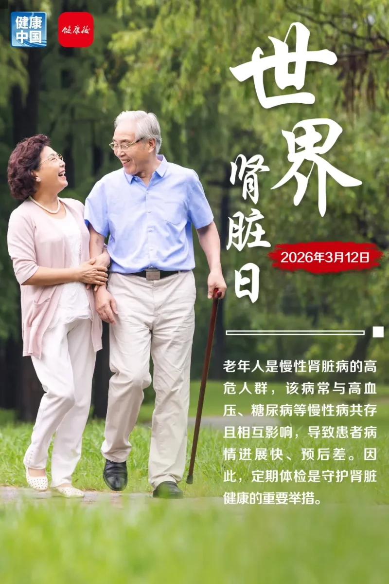 肾脏 “悄悄变老”，这些信号别忽视｜世界肾脏日