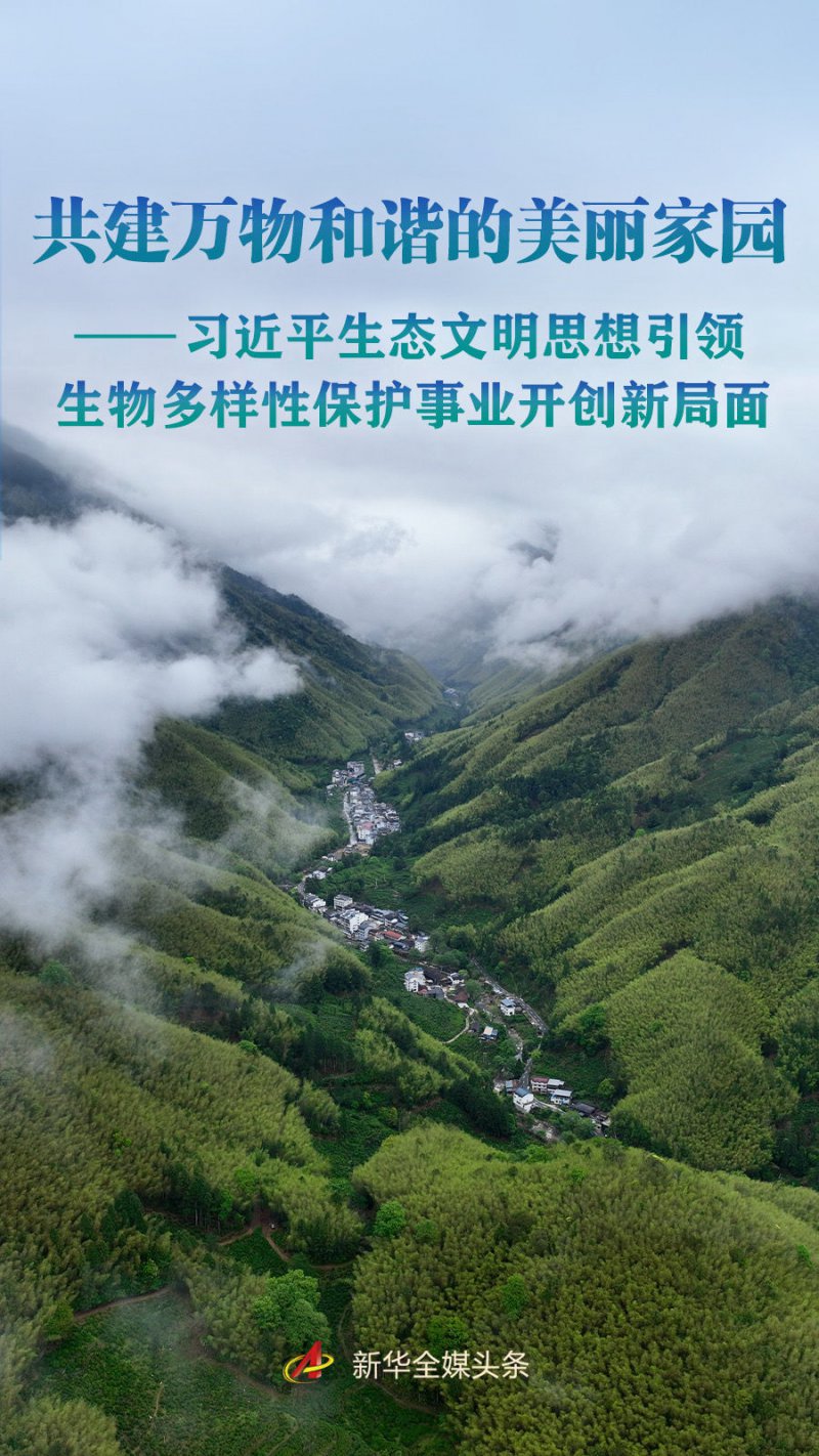 习近平生态文明思想引领生物多样性保护事业开创新局面