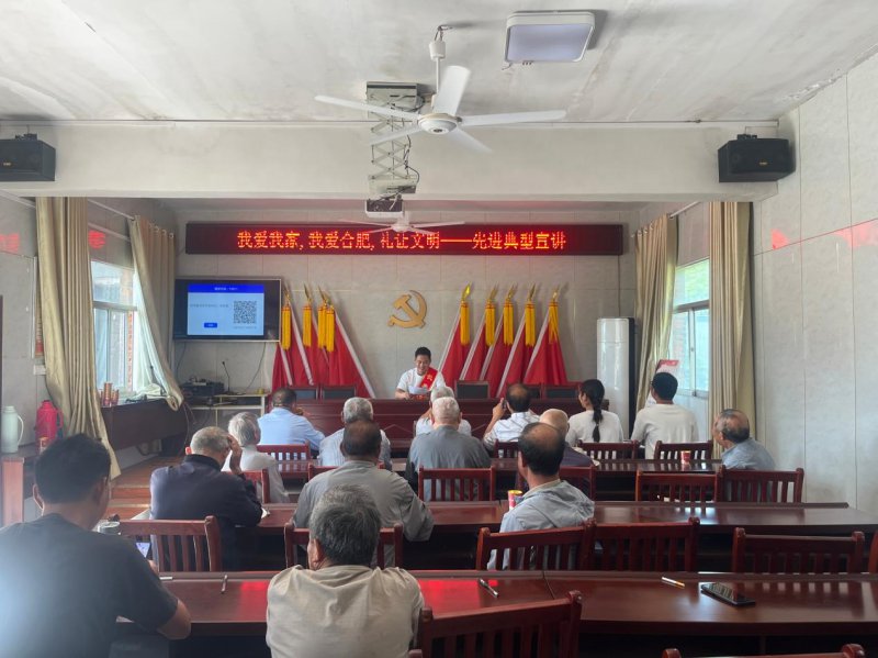 长丰左店镇：好人宣讲进村居 榜样力量传文明