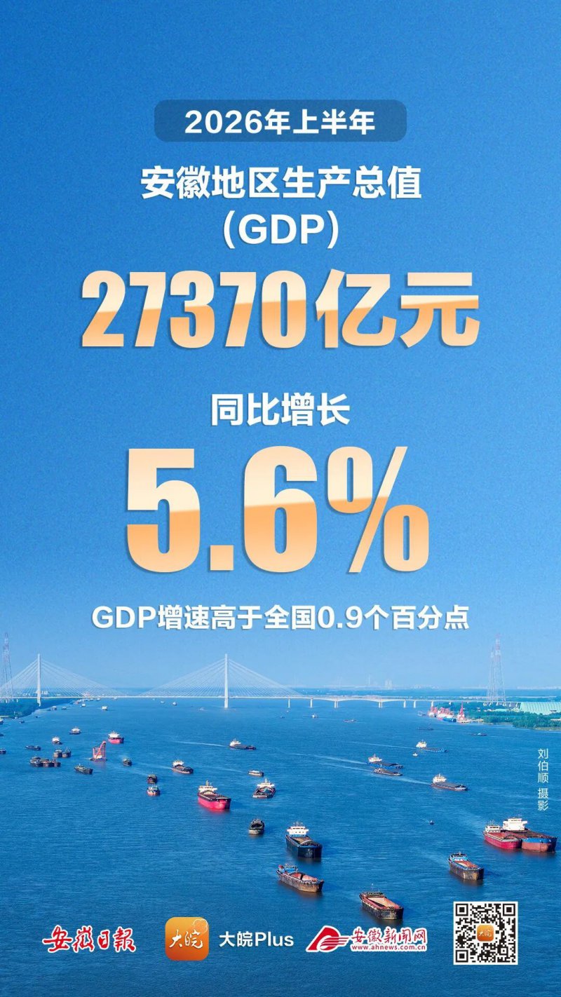 江淮观察|上半年GDP进前十、外贸进前八：接连进位的安徽有什么“密码”